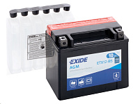 Картинка Мотоциклетный аккумулятор Exide ETX12-BS (10 А·ч)