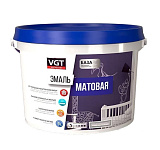 Картинка Эмаль VGT ВД-АК-1179 Универсальная Матовая База А 1.5 кг (супербелый)