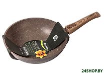 Картинка Сковорода ВОК Мечта Гранит Brown 078806