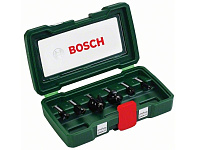 Картинка Набор фрез по дереву Bosch 6 НМ-SET(2607019463)