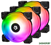 Картинка Вентилятор для корпуса ID-Cooling DF-12025-ARGB-TRIO