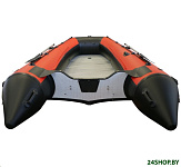 Картинка Лодка Polar Bird Eagle PB-380E ПБ3 стеклокомпозит (черный/красный)
