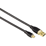 Картинка Кабель Hama H-78490 (USB 2.0 A-micro B (m-m) 0.75 м)