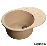 Картинка Кухонная мойка GranFest Rondo GF-R580L (бежевый)