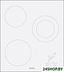 Картинка Варочная поверхность Korting HK 42031 BW