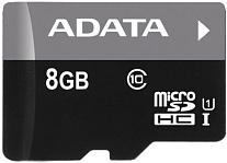 Карта памяти A-Data Premier microSDHC UHS-I U1 (10 Class) 8 Gb (AUSDH8GUICL10-RA1)