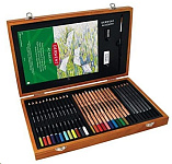 Картинка Подарочный набор Derwent Academy Wooden Gift Box (2300147)