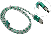 Картинка Кабель Defender USB 2.0 Lightning 1м Green (87553)