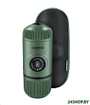 Картинка Ручная кофеварка WACACO Nanopresso Moss Green + Case
