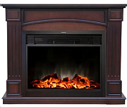 Картинка Каминокомплект Smolcom Boston MB/JUP/SYM26/D28 с Moonblaze Deluxe-S BL LT (махагон)