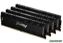 Картинка Оперативная память Kingston FURY Renegade 4x16GB DDR4 PC4-25600 KF432C16RB1K4/64