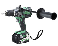 Картинка Дрель-шуруповерт Hikoki (Hitachi) DV36DA (с 2-мя АКБ, кейс)
