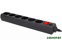 Картинка Сетевой фильтр Buro 600SH-3-B (черный)