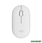 Картинка Мышь Logitech M350 Pebble (белый)