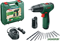 Картинка Дрель-шуруповерт Bosch EasyDrill 1200 06039D3007 (с 2-мя АКБ, кейс)