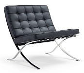 Картинка Кресло мягкое BRADEX Barcelona Chair FR 0014 (черный)