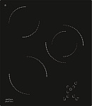 Картинка Варочная панель Krona Delizia 45 BL