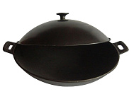 Картинка Сковорода Mallony ВОК W-31L чугунная (985042)