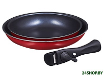 Картинка Набор сковород Oursson CS2803A/RD