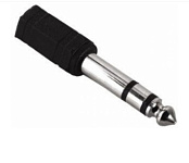 Картинка Адаптер Hama 00122386 Jack 3.5(f)-Jack 6.3(m)