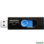 Картинка USB Flash A-Data UV320 32GB (черный/голубой)