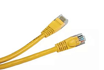 Картинка Сетевое оборудование Patchcord molded 5E Copper 0.5m Yellow