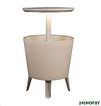 Картинка Стол садовый Keter Illuminated Cool Bar 231366 (белый)