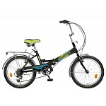 Картинка Велосипед NOVATRACK FS-30 20 (черный) (20FFS306SV.BK8)