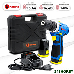 Картинка Дрель-шуруповерт Katana PROdrive 1415 (с 2-мя АКБ, кейс)