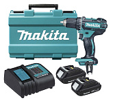 Картинка Дрель-шуруповерт Makita DDF482SYE (кейс, 2 АКБ)