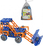 Картинка Конструктор Полесье 55064 Изобретатель - Трактор-погрузчик №1