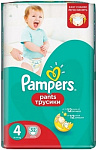 Картинка Подгузники Pampers Pants 4 (9-14 кг) 52 шт