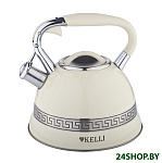 Картинка Чайник со свистком KELLI KL-4506 (бежевый)