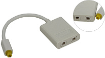 Картинка Кабель Toslink ODT(Toslink)-M-2xODT(Toslink)-F (белый)