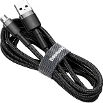 Картинка Кабель Baseus CALKLF-HG1 Grey/Black