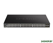 Картинка Управляемый коммутатор 2-го уровня D-Link DGS-1250-52X/A1A