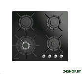 Картинка Газовая варочная поверхность Hyundai HHG 6437 BG (черный)