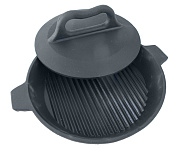 Картинка Сковорода-гриль ЛегМаш Д-290 с прессом