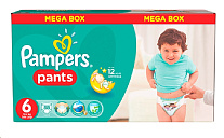 Картинка Трусики Pampers Pants 6 Extra Large (88 шт)