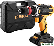 Картинка Дрель-шуруповерт Deko DKCD20FU-Li SET 3 063-4177 (с 2-мя АКБ)