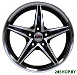 Картинка Литые диски Alcasta M13 16x6.5 5x114.3мм DIA 66.1мм ET 50мм BKF