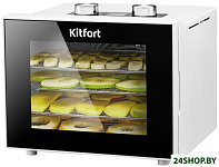 Картинка Сушилка для овощей и фруктов KITFORT KT-1915-1 (белый)