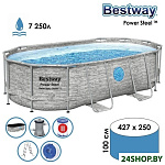 Картинка Каркасный бассейн Bestway Power Steel 56714 (427х250х100)