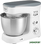 Картинка Миксер Delta LUX DE-7900P (белый/серый)