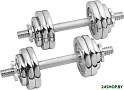 Гантели с грифом для штанги Alpin DB-15кг