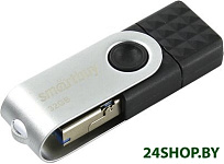 Картинка USB Flash Smart Buy Double 32GB SB32GBTRIO (черный)