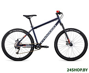 Картинка Велосипед Forward Sporting 27.5 X D р.19 2022 (темно-синий/красный) (RBK22FW27889)