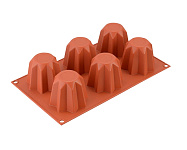 Картинка Форма для выпечки Silikomart Mini Pandoro 26.100.00.0065 (красный)
