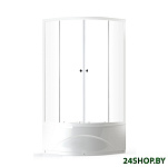 Картинка Душевой уголок Domani-Spa Delight 99 High 90x90 (сатин-матированное стекло)