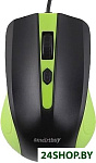 Мышь SmartBuy One 352 (черный/зеленый)